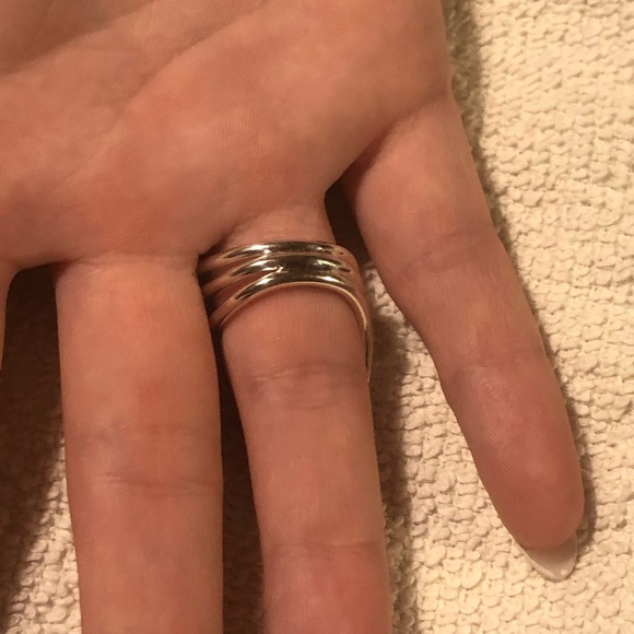 Sterling Silver Swirl Wrap Ring - Picture 5 of 9
